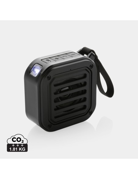 Speaker wireless 3W solare Sunwave in plastica riciclata RCS Speaker wireless 3W solare Sunwave in plastica riciclata RCS